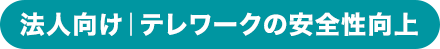 法人向け｜テレワークの安全性向上