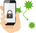 不正アクセスやウィルスの脅威からスマートフォンを守る