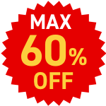 MAX60%OFF