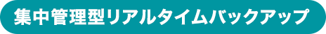 集中管理型リアルタイムバックアップ