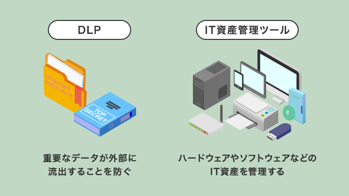 DLPとIT資産管理ツールの違い